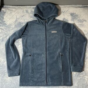 Columbia Blue Gray Fleece Jacket